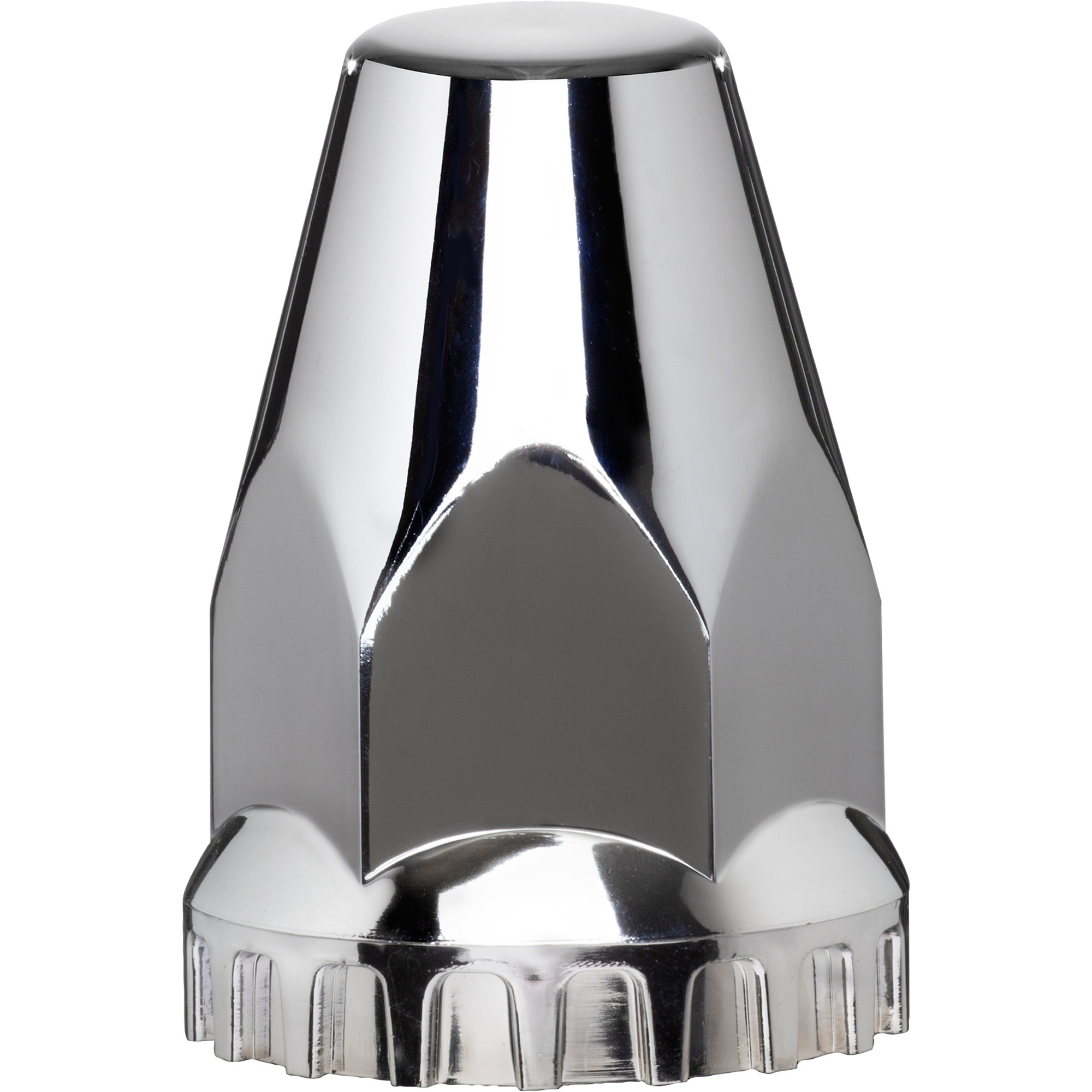 Roadmaster Chrome ABS Rear Axle Cover, Fits 22 1/2in., 10 Lug (33mm) Steel or Aluminum Wheels, Model# 0344P